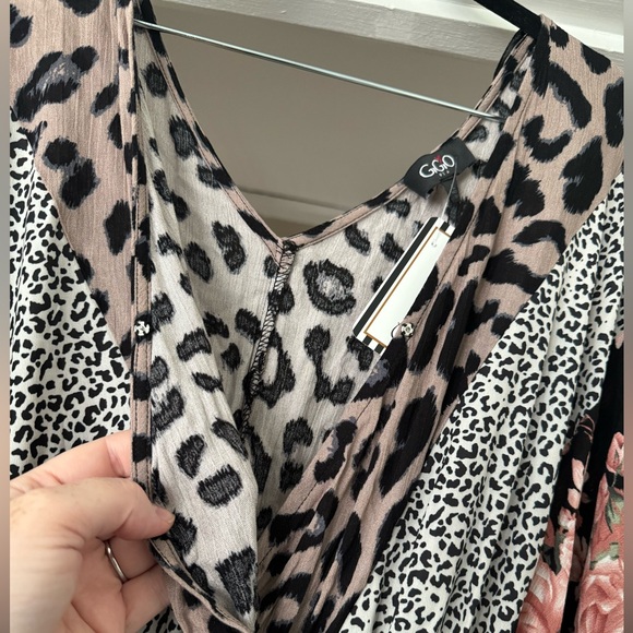 Floral/Animal Print Dress - Picture 2 of 4